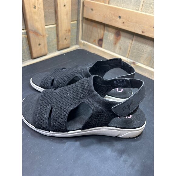 Ryka Womens Black Open-Toe Sandals Size 9.5W wide - Picture 5 of 7